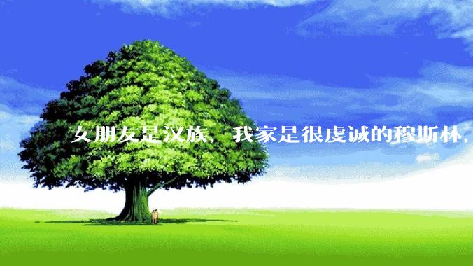 女朋友是汉族，我家是很虔诚的穆斯林，家里死活不同意，女朋友跟我爸见的时候还吵了一架，我该怎么办？